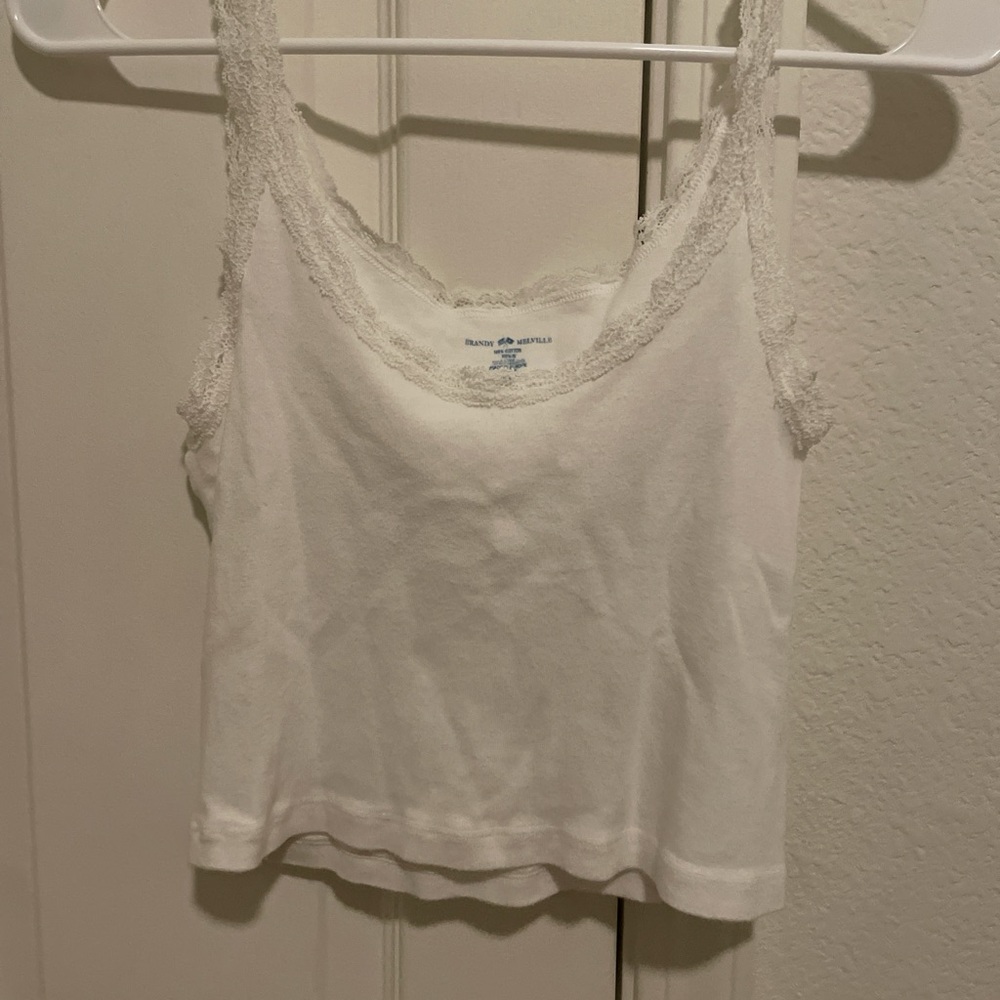 Brandy Melville Cream Lace Camisole
